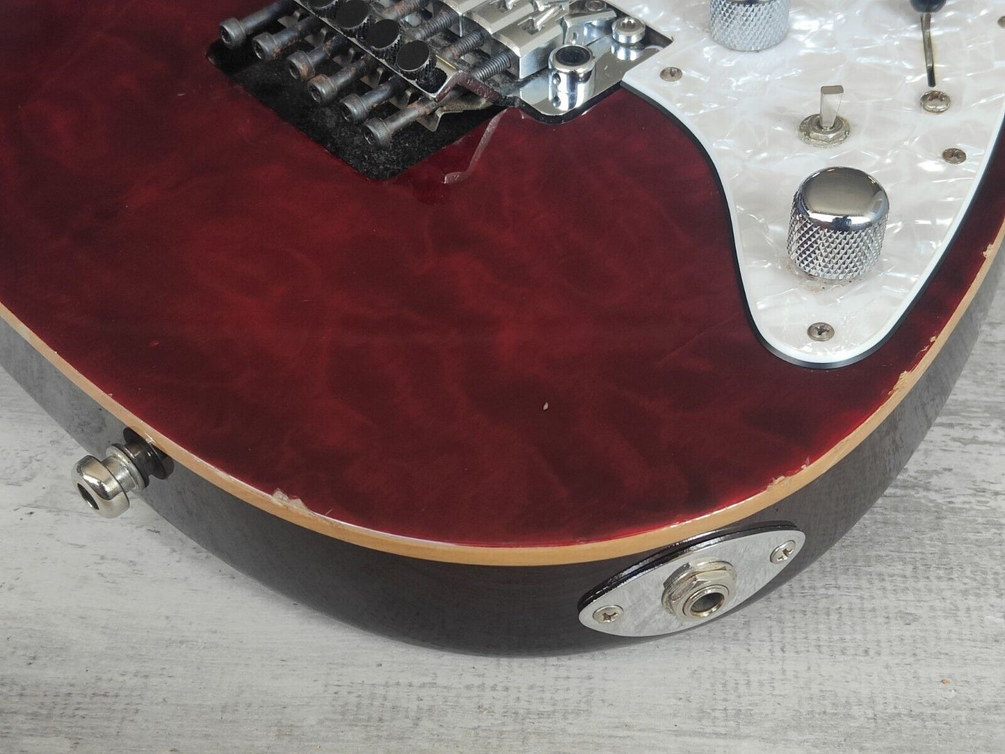 2018 Schecter Japan SD-2-24-AL HSH Superstrat (Quilt Top Red)