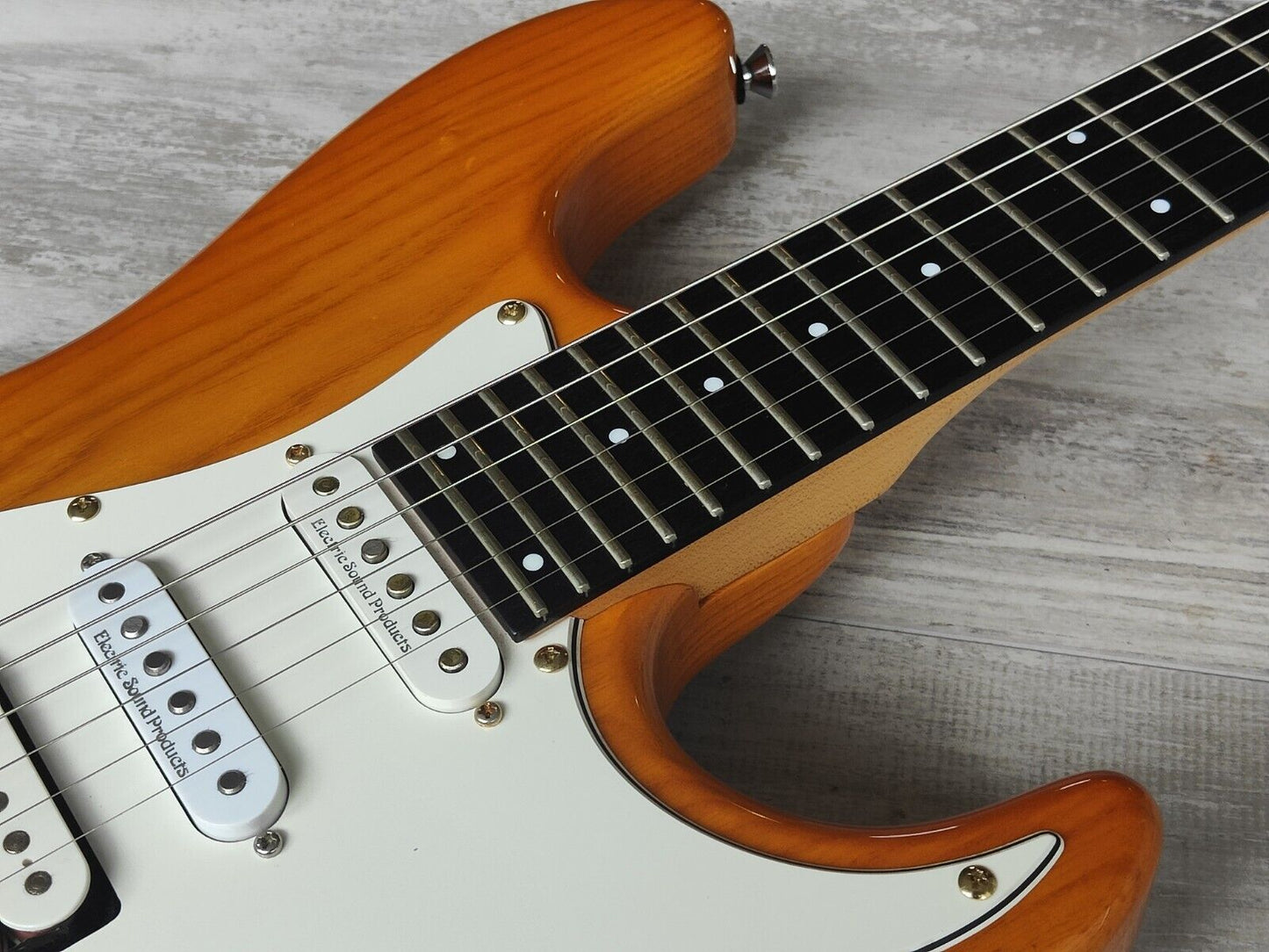 1996 Bacchus Custom Order Stratocaster w/ESP Pickups and Floyd Rose (Natural)