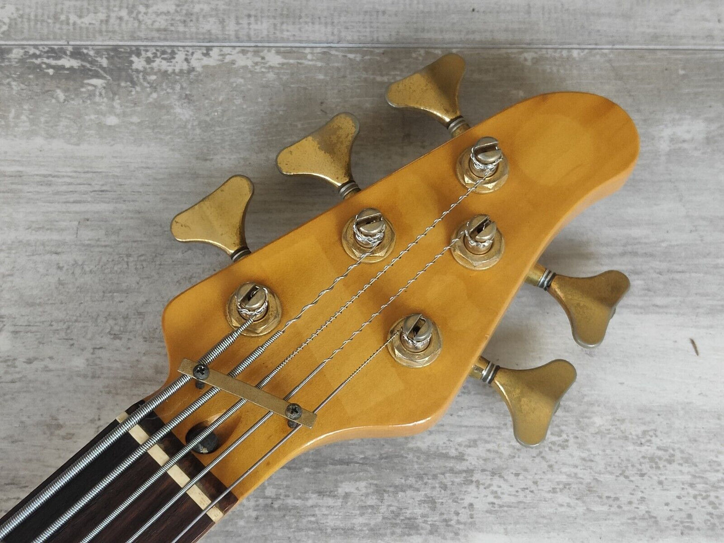 1989 Rockoon Japan (by Kawai) RB-855S 5-String Bass (Natural)