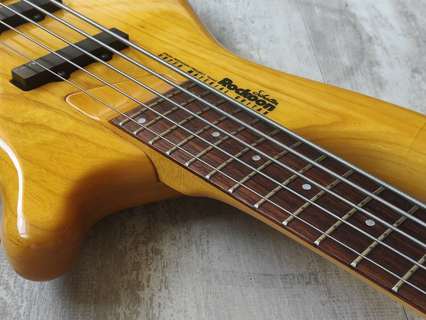1989 Rockoon Japan (by Kawai) RB-855S 5-String Bass (Natural)