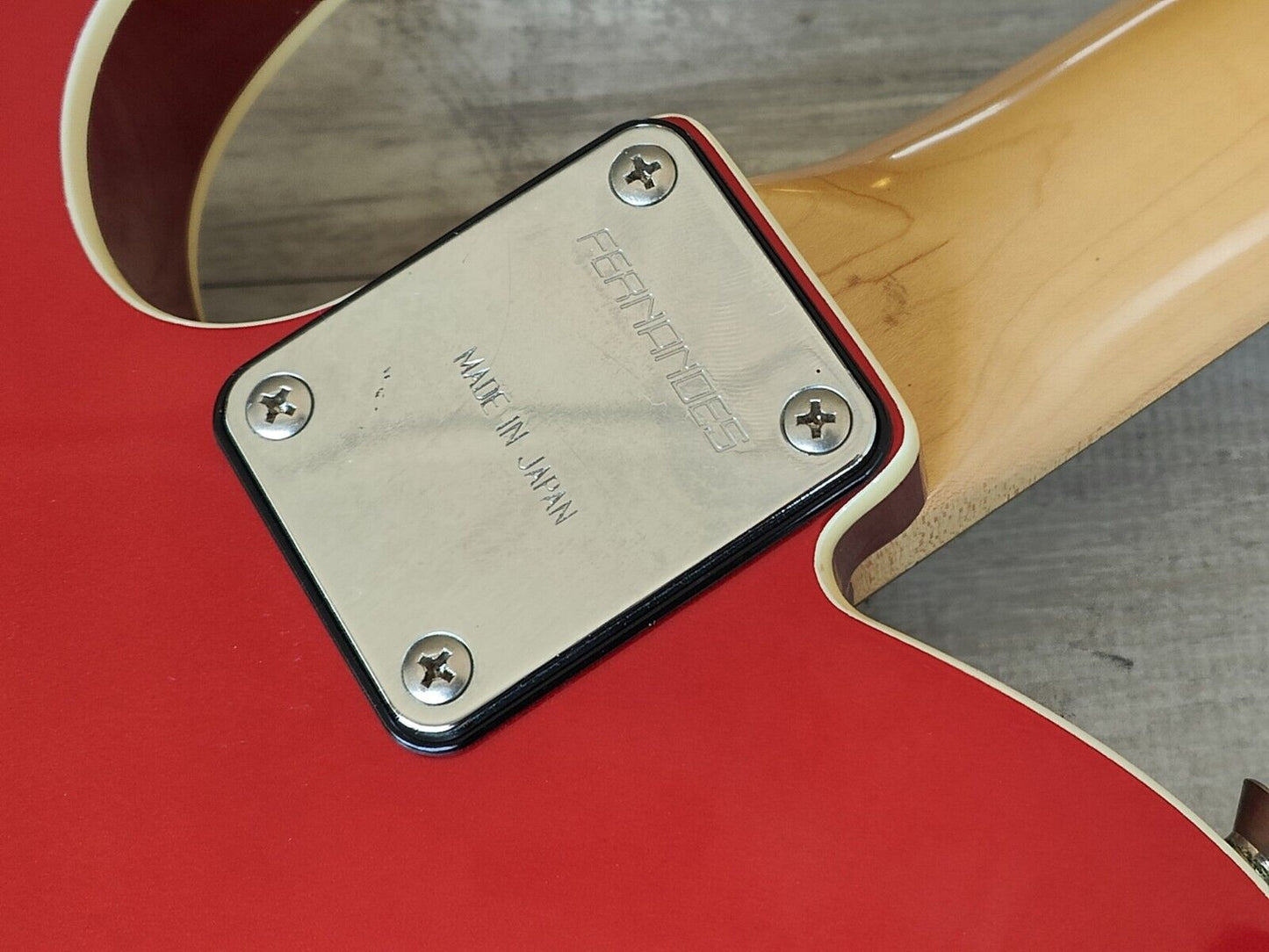 2003 Fernandes Japan TE-1 '62 Reissue Bound Telecaster (Candy Apple Red)
