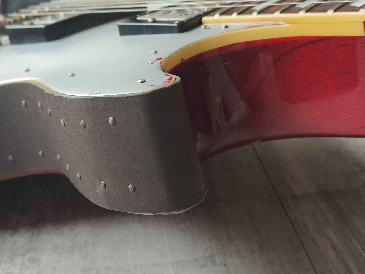 1983 Burny RLG-50 Super Grade Les Paul Standard (Steampunk Silver)