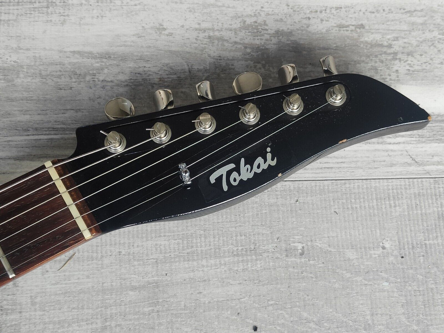 Tokai Japan Talbo - Seymour Duncan/Dimarzio's w/Wood Body (Black)