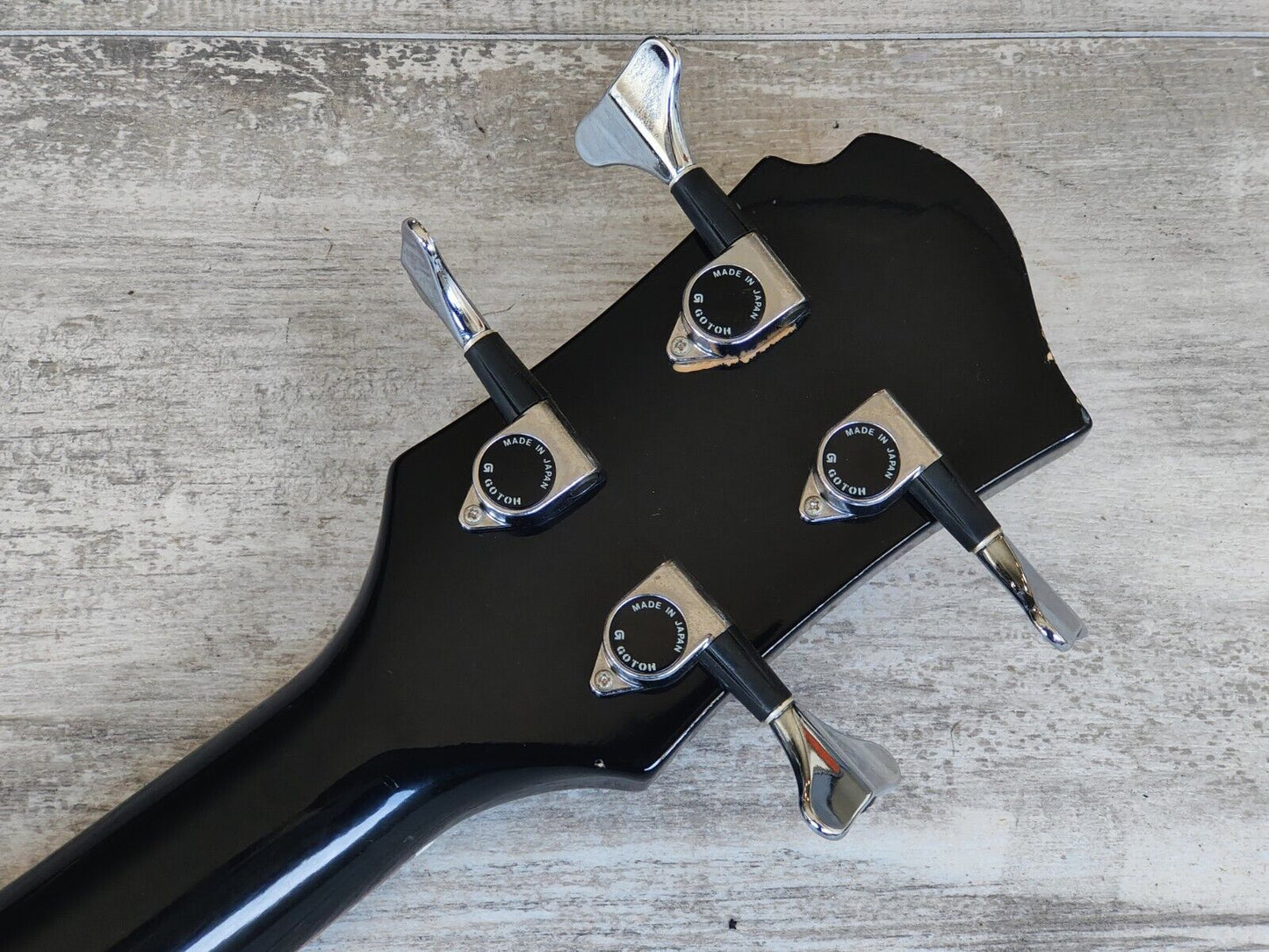 1996 Burny (Fernandes) EB-95X "X Japan" Signature Eagle Bass (Black)