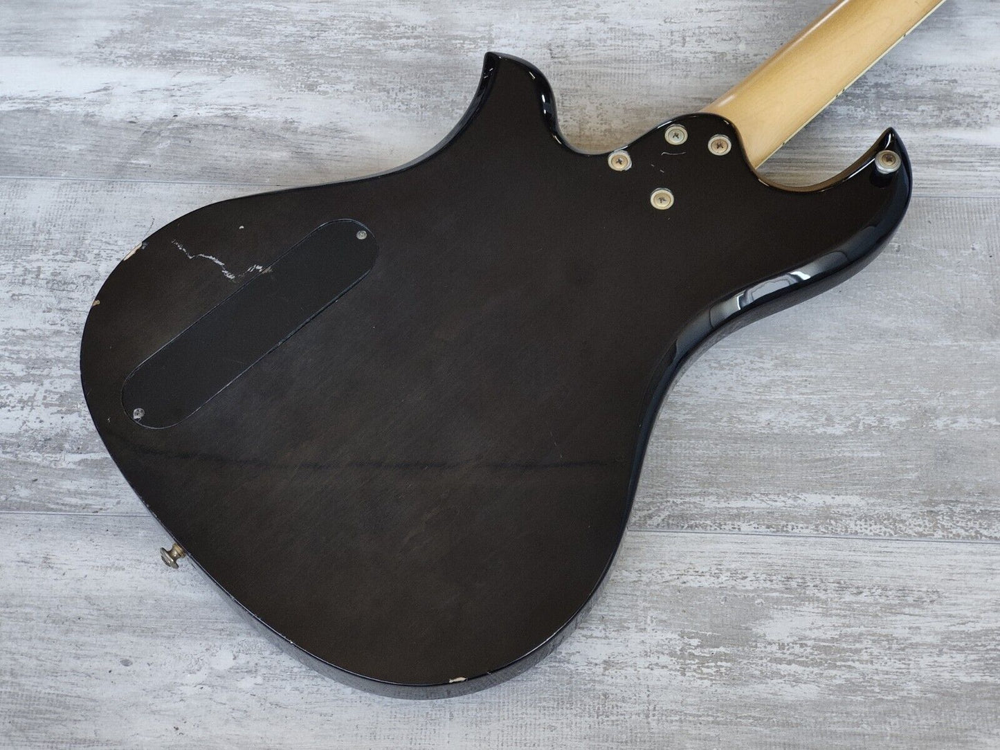 2000's BC Rich Eagle (Transparent Blue Black Flame Burst)