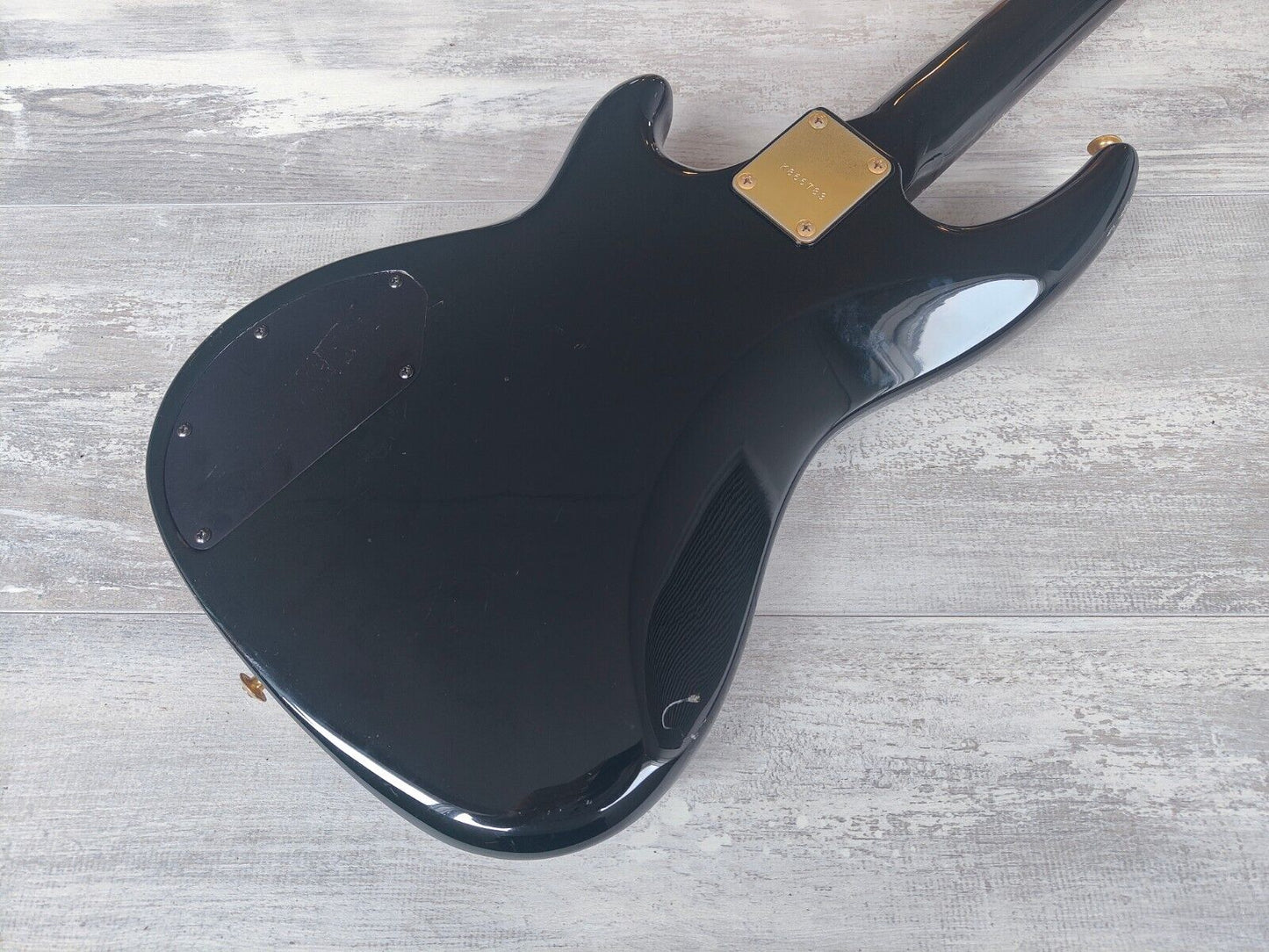 1986 Greco Japan JJB-M1 Medium Scale Electric Bass Guitar (Black)