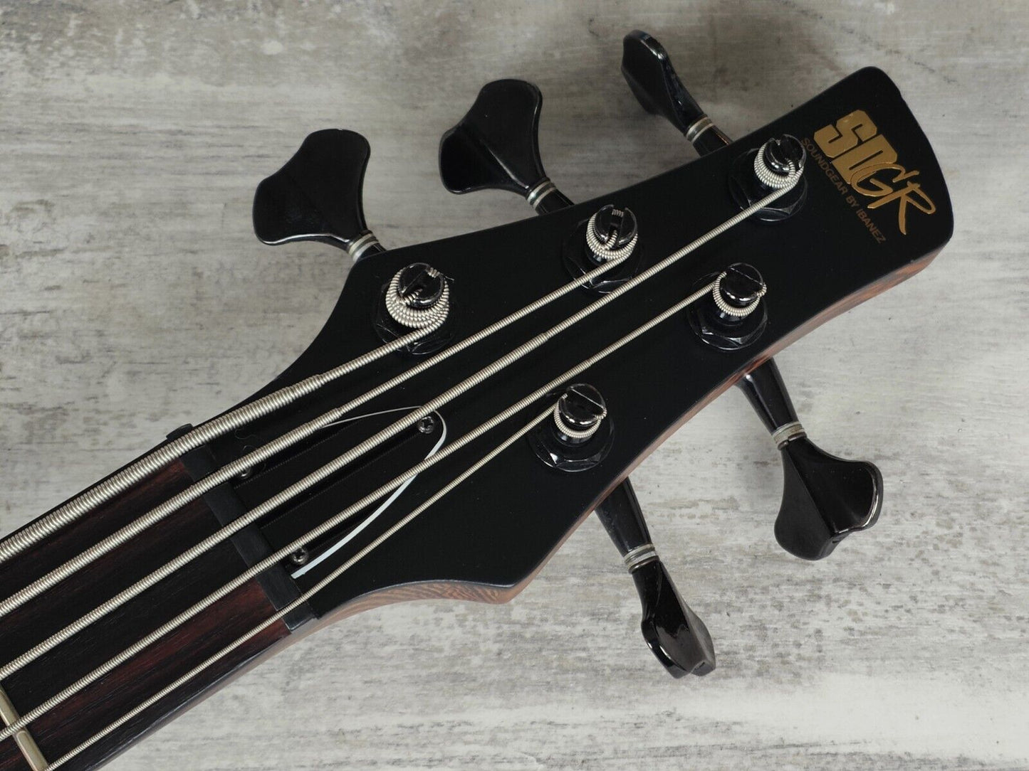 2001 Ibanez Japan SR755 SDGR Sound Gear 5-String Bass (Walnut)