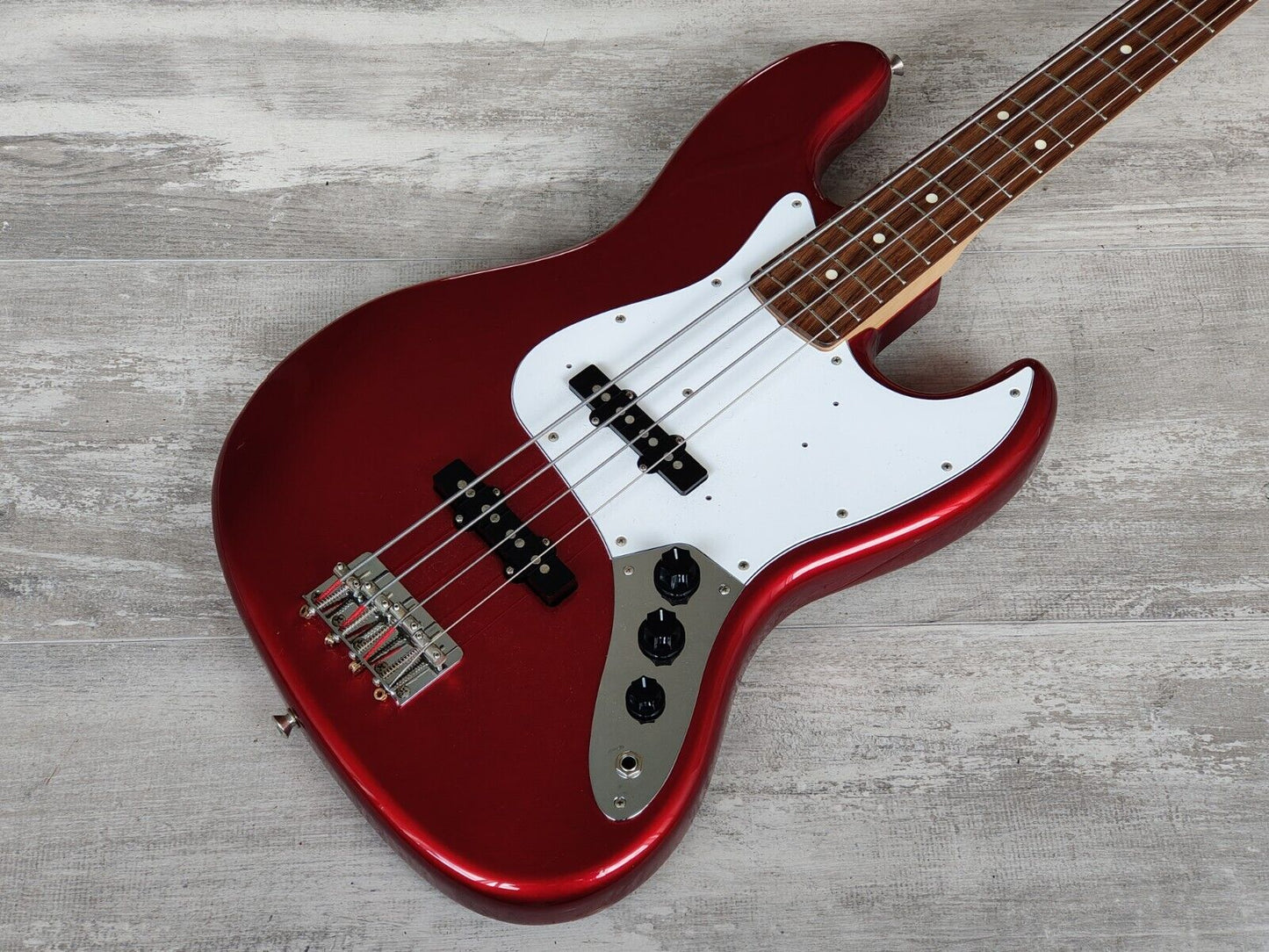 2002 Fender Japan Jazz Bass Standard (Candy Apple Red)