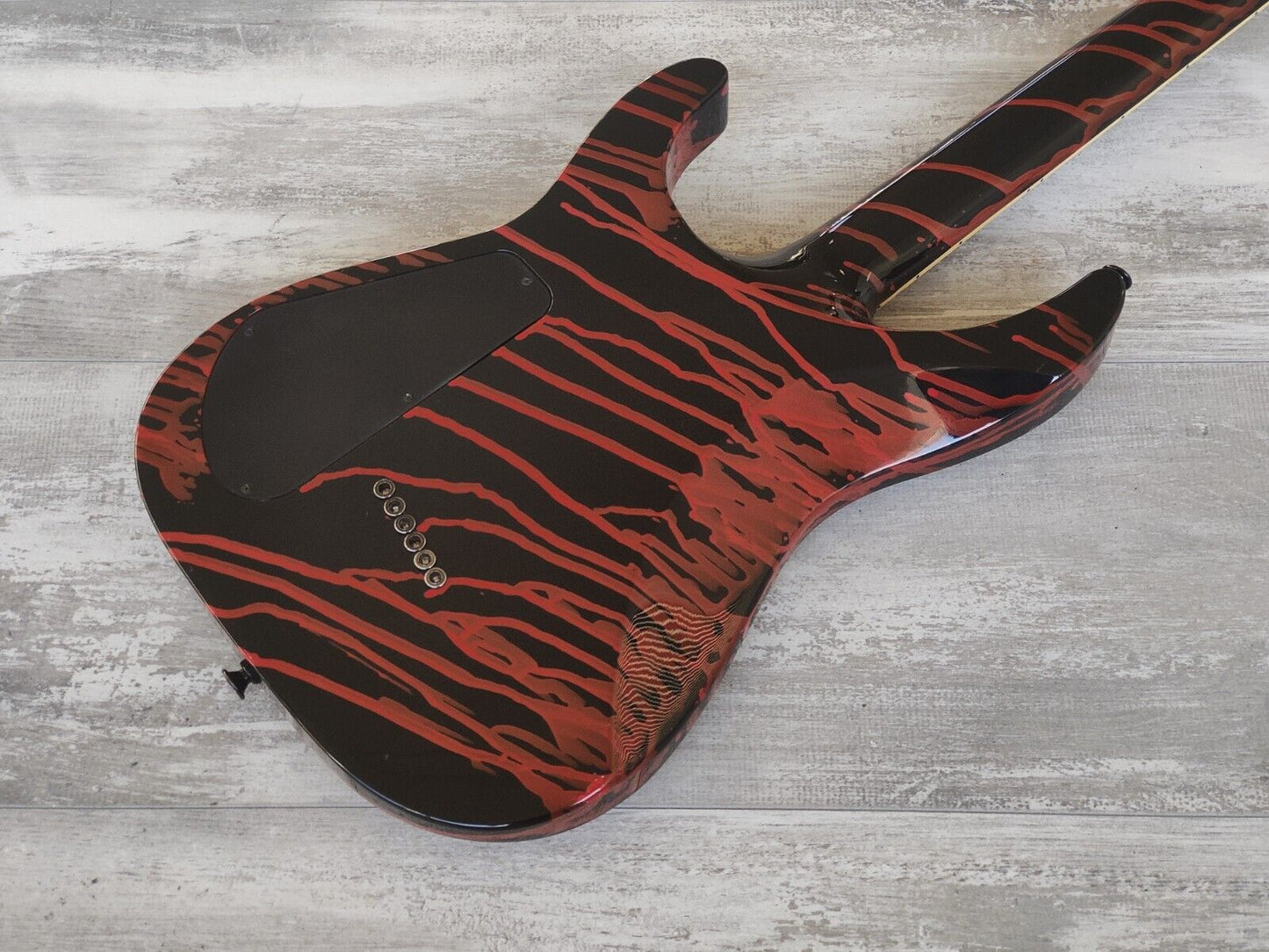 2000's Jackson Stars Neckthrough Soloist w/Seymour Duncan's (Blood Drip)