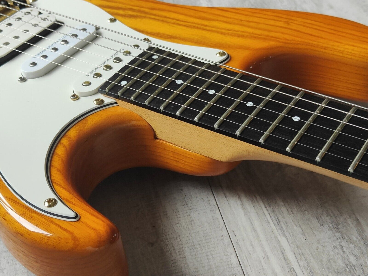 1996 Bacchus Custom Order Stratocaster w/ESP Pickups and Floyd Rose (Natural)