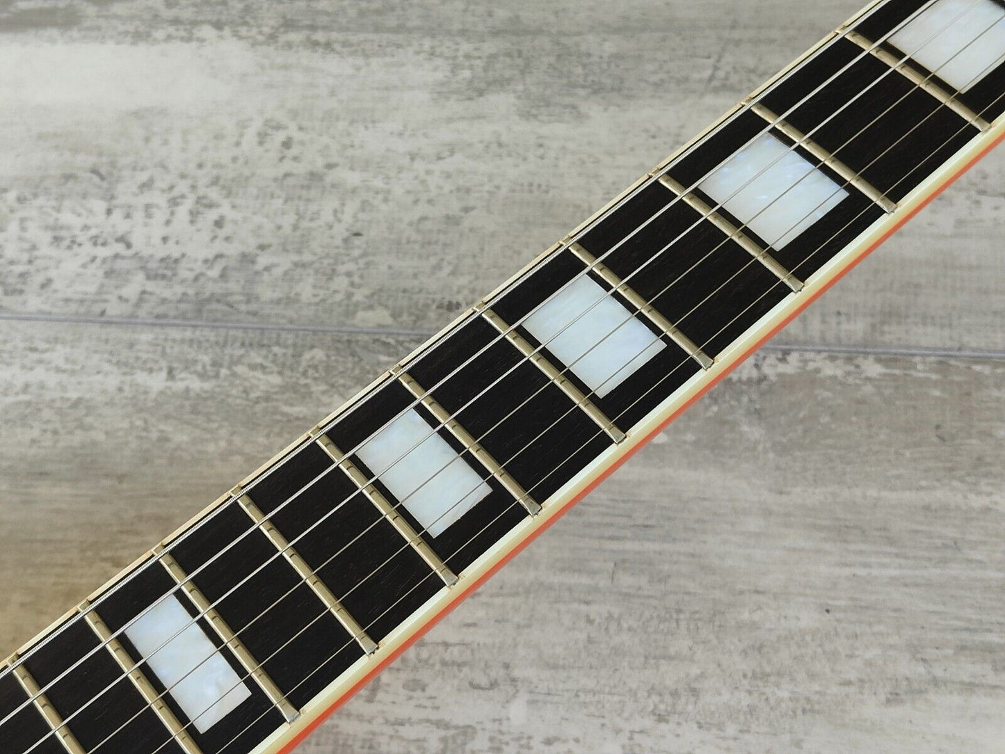2000's Edwards Japan (by ESP) E-LP-85CD Les Paul Custom (Orange)