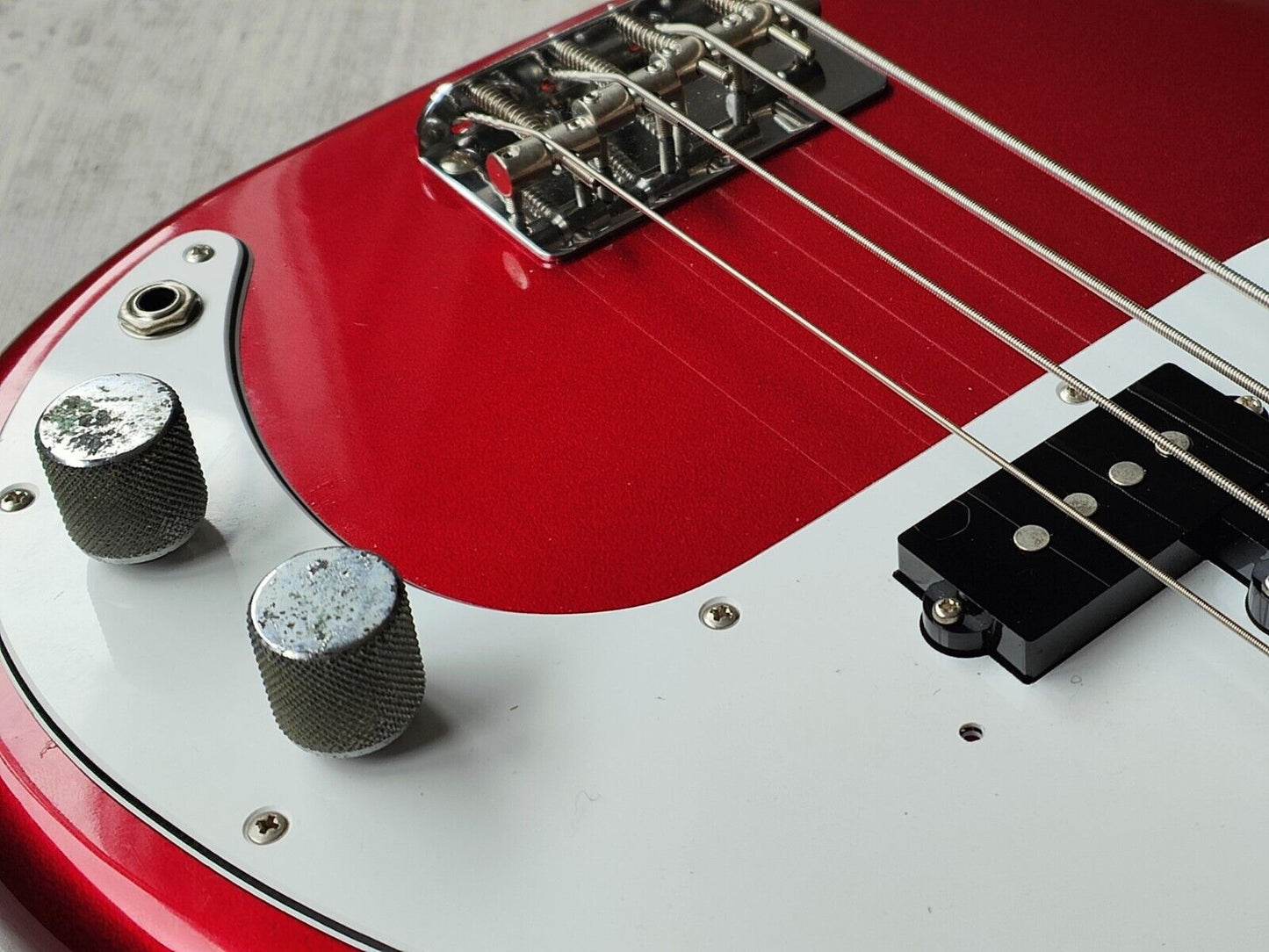 2007 Fender Japan PB-STD Standard Precision Bass (Candy Apple Red)