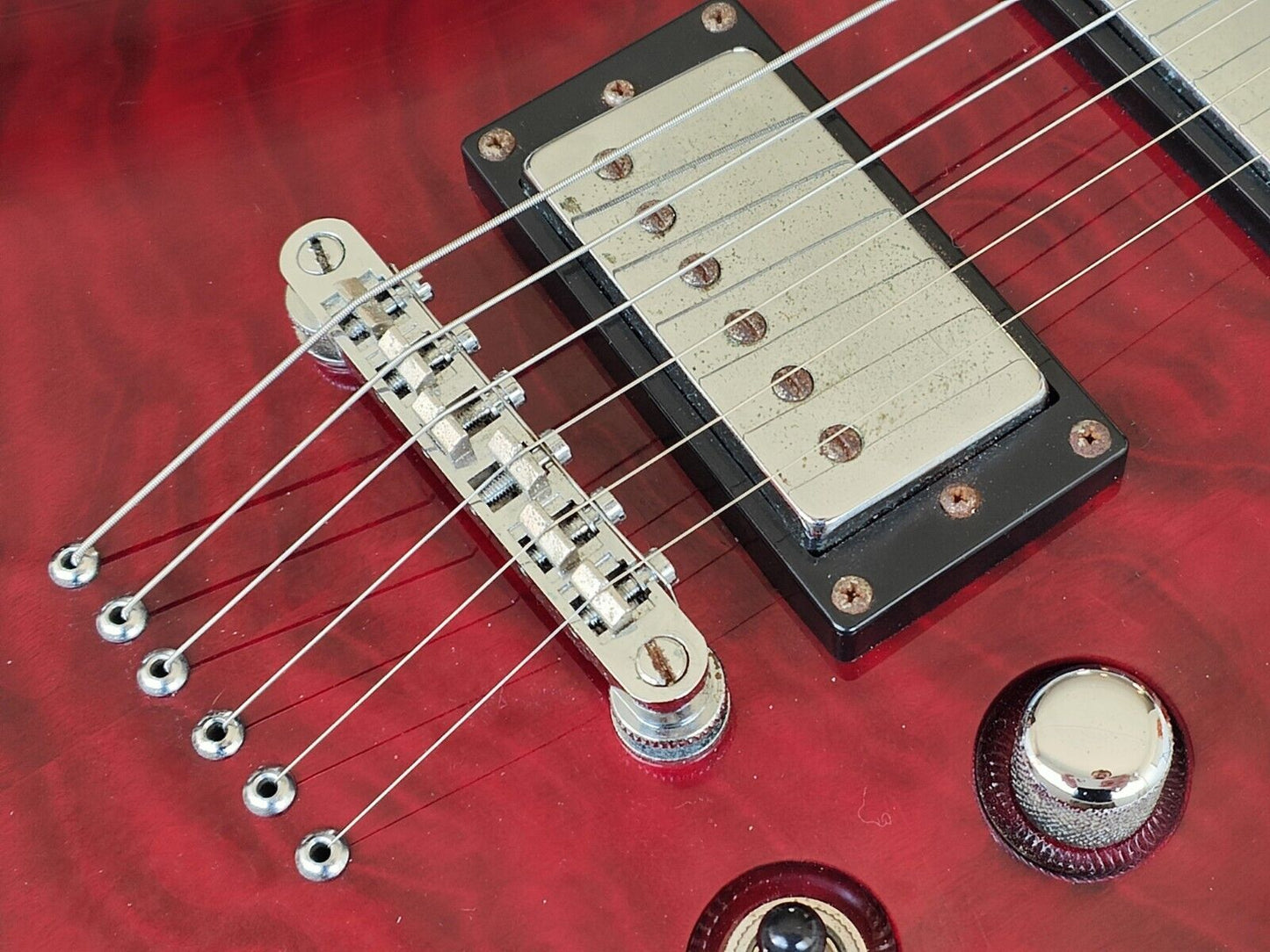 2001 BC Rich Masterpiece Mockingbird (Red Quilt)