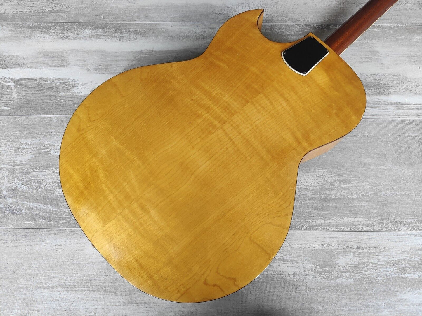 1960's Nardan Japan (Teisco) No. 100 Hollowbody Semi-Acoustic (Natural)