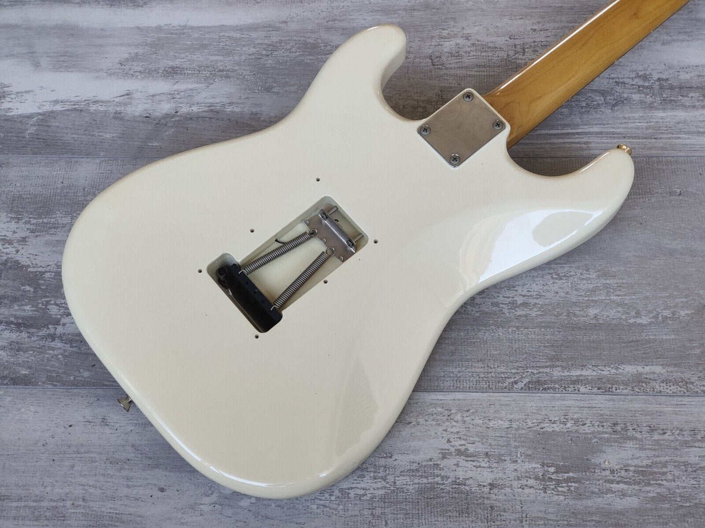 2012 Fender Japan ST62/SC Limited Edition Scalloped Stratocaster (Vintage White)