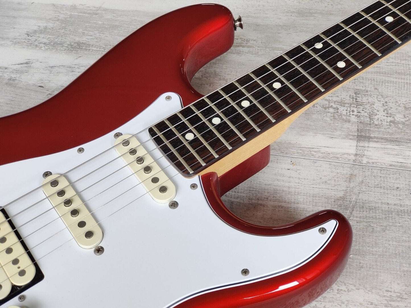 2013 FGN (Fujigen Japan) J-Standard HSS Stratocaster (Candy Apple Red)