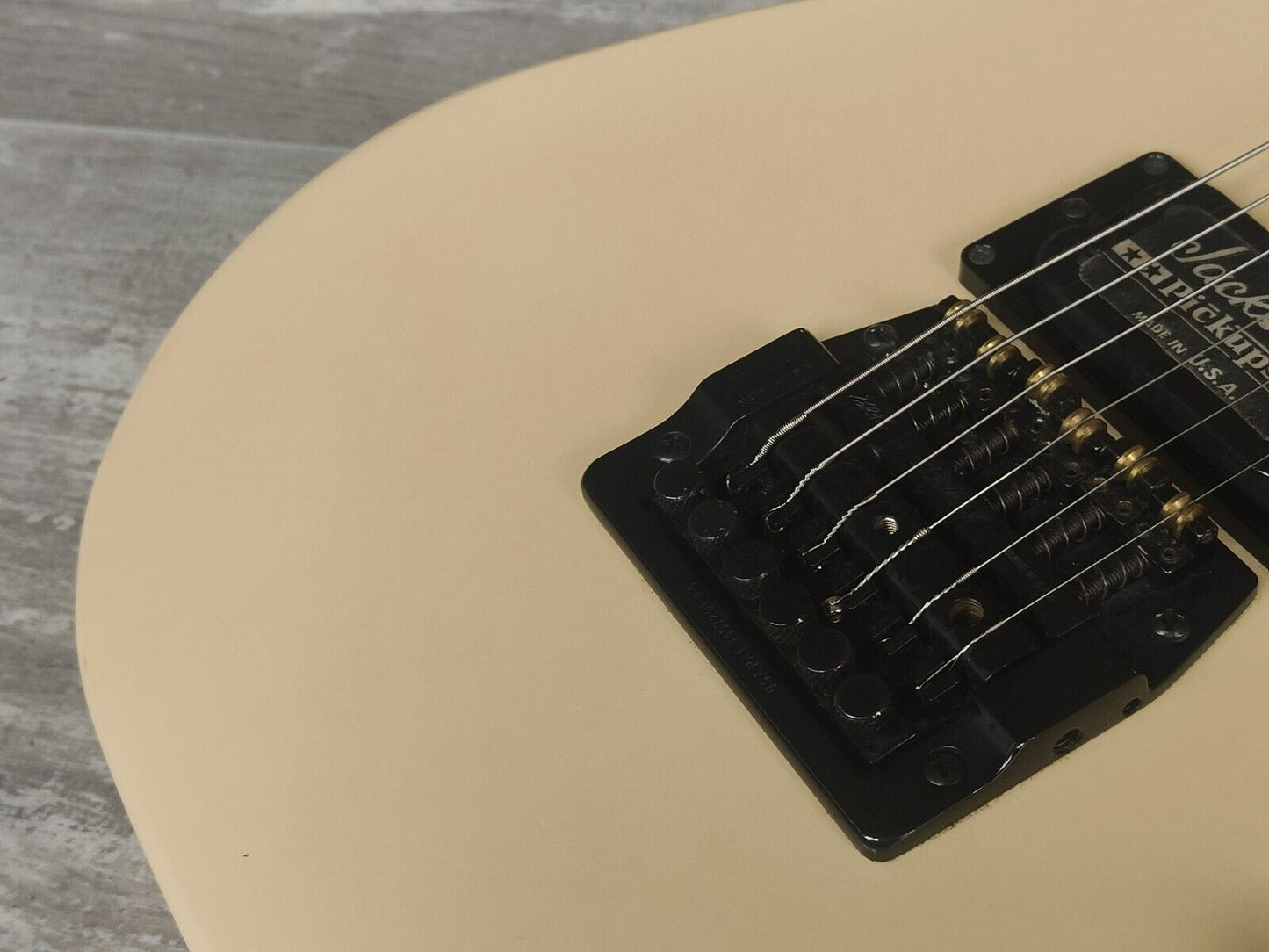 1986 Greco Japan JJ-1 Superstrat w/Kahler Tremolo + Jackson Pickups (White)
