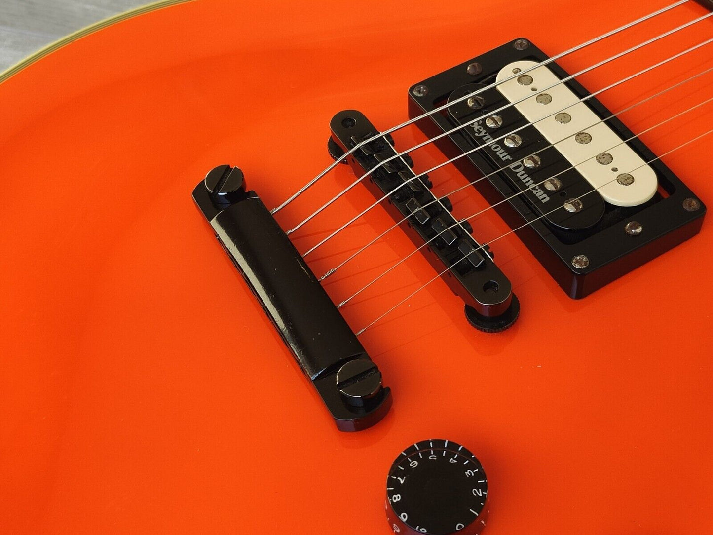 2000's Edwards Japan (by ESP) E-LP-85CD Les Paul Custom (Orange)