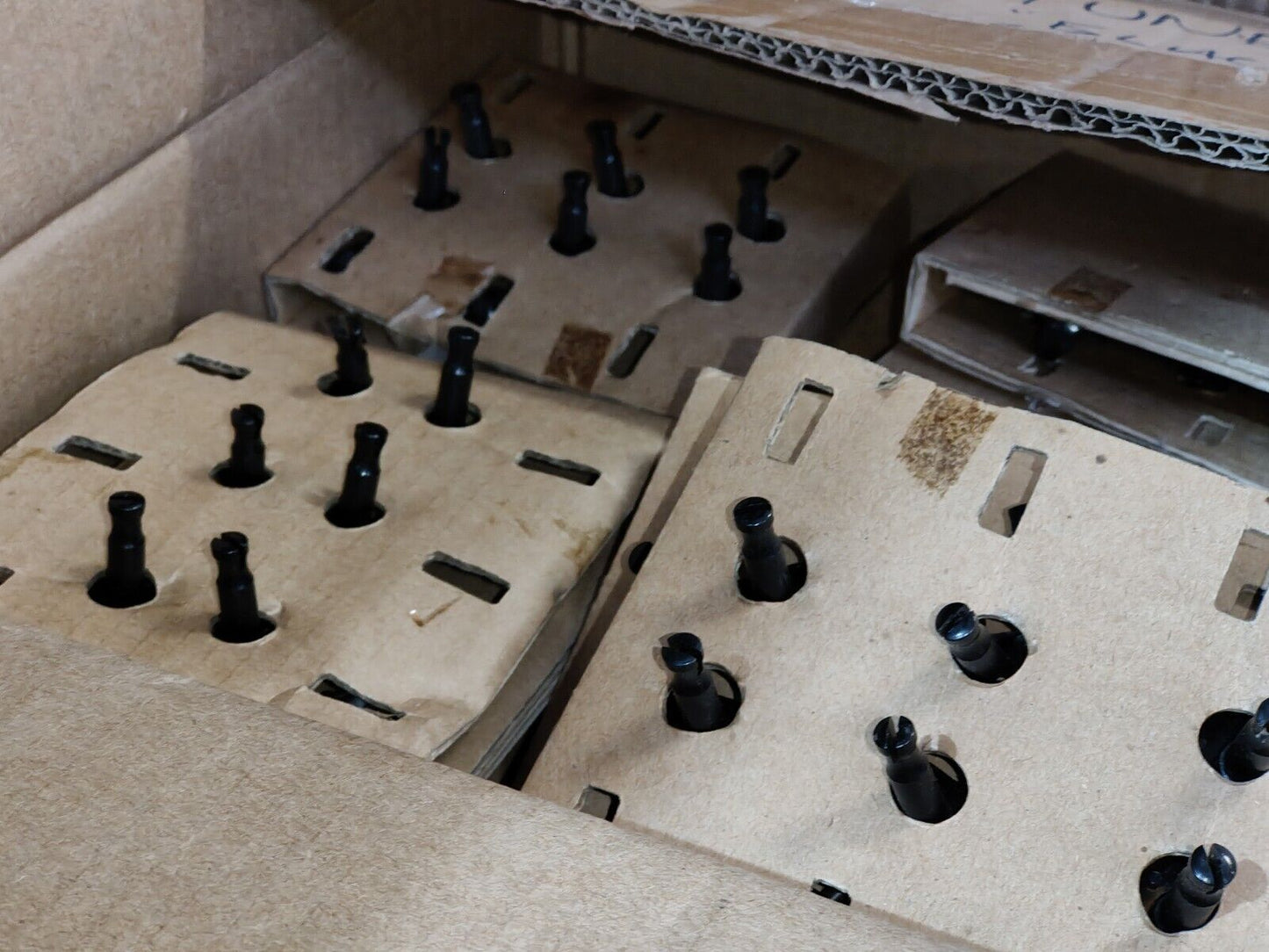 1980-85 Tokai Japan NOS Deluxe Machine Heads/Stratocaster Tuners (Black 6IL)