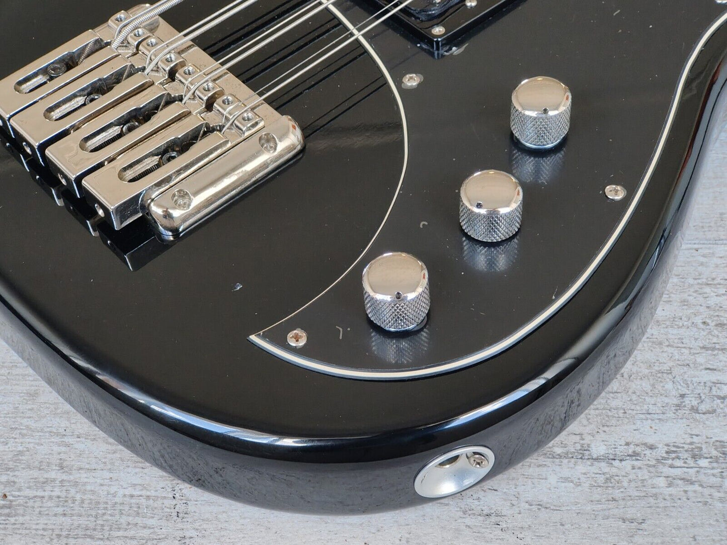 2009 Hagstrom HB-8 8-String Bass Reissue (Black)