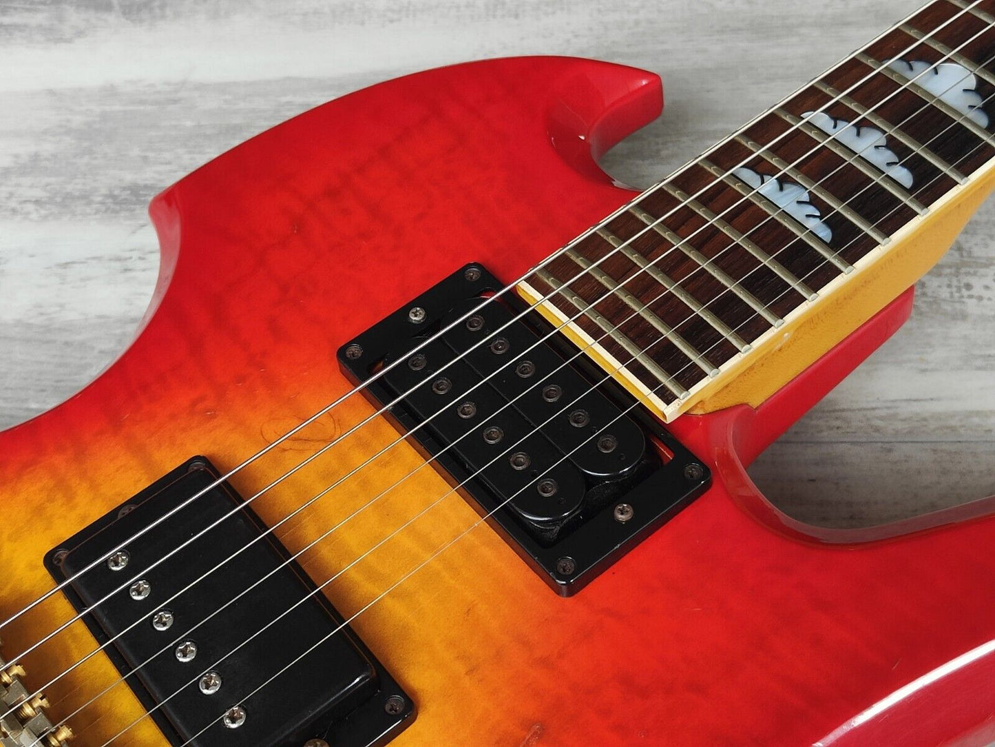 2000's Burny Hide (X Japan) MG-85X Mockingbird (Cherry Sunburst)