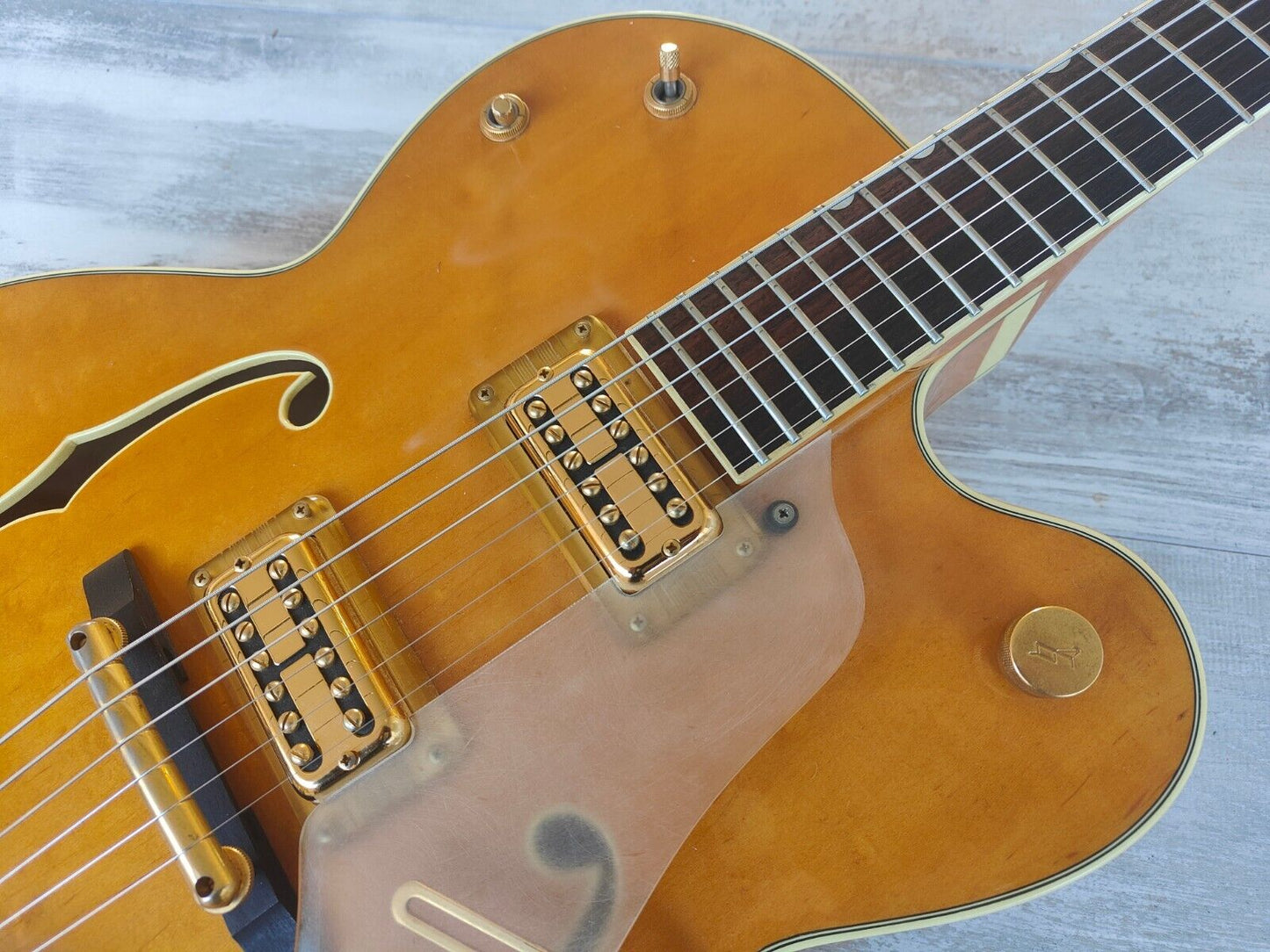 1987 Greco Japan K-FA-ORN Super Real (Gretsch 6120) Guitar (Natural)