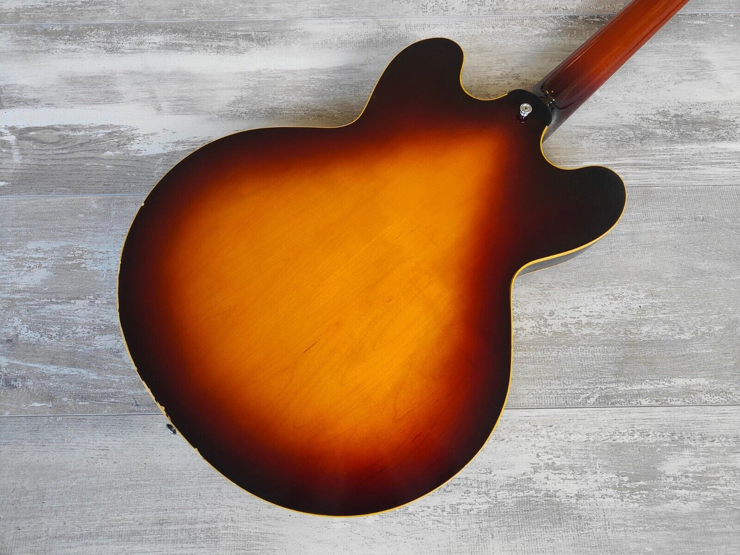 2005 Edwards (by ESP Japan) E-SA-125LTS Semi Hollowbody (Brown Sunburst)