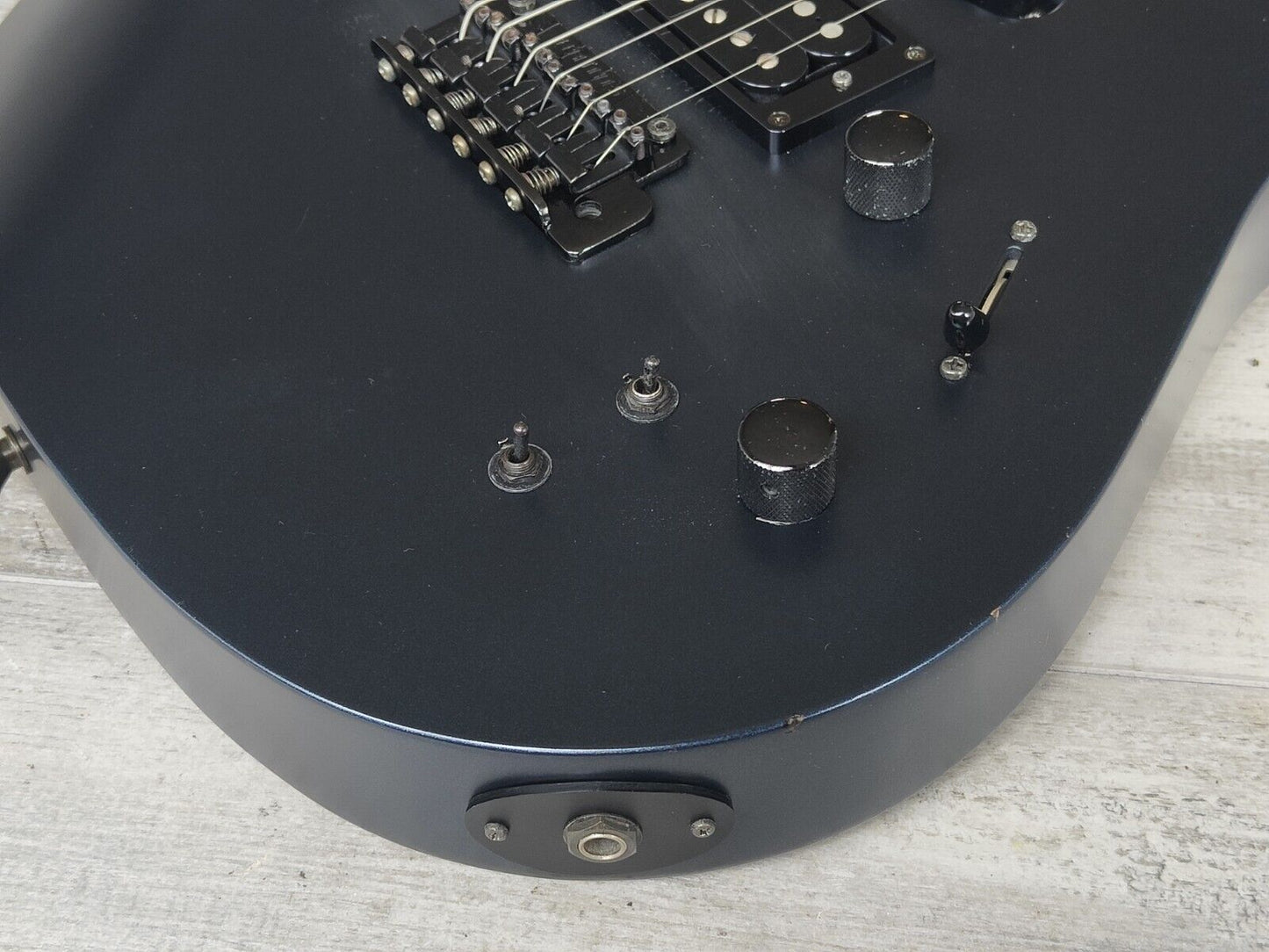 2001 Fernandes Revolver Superstrat w/Sustainer (Matte Blue)