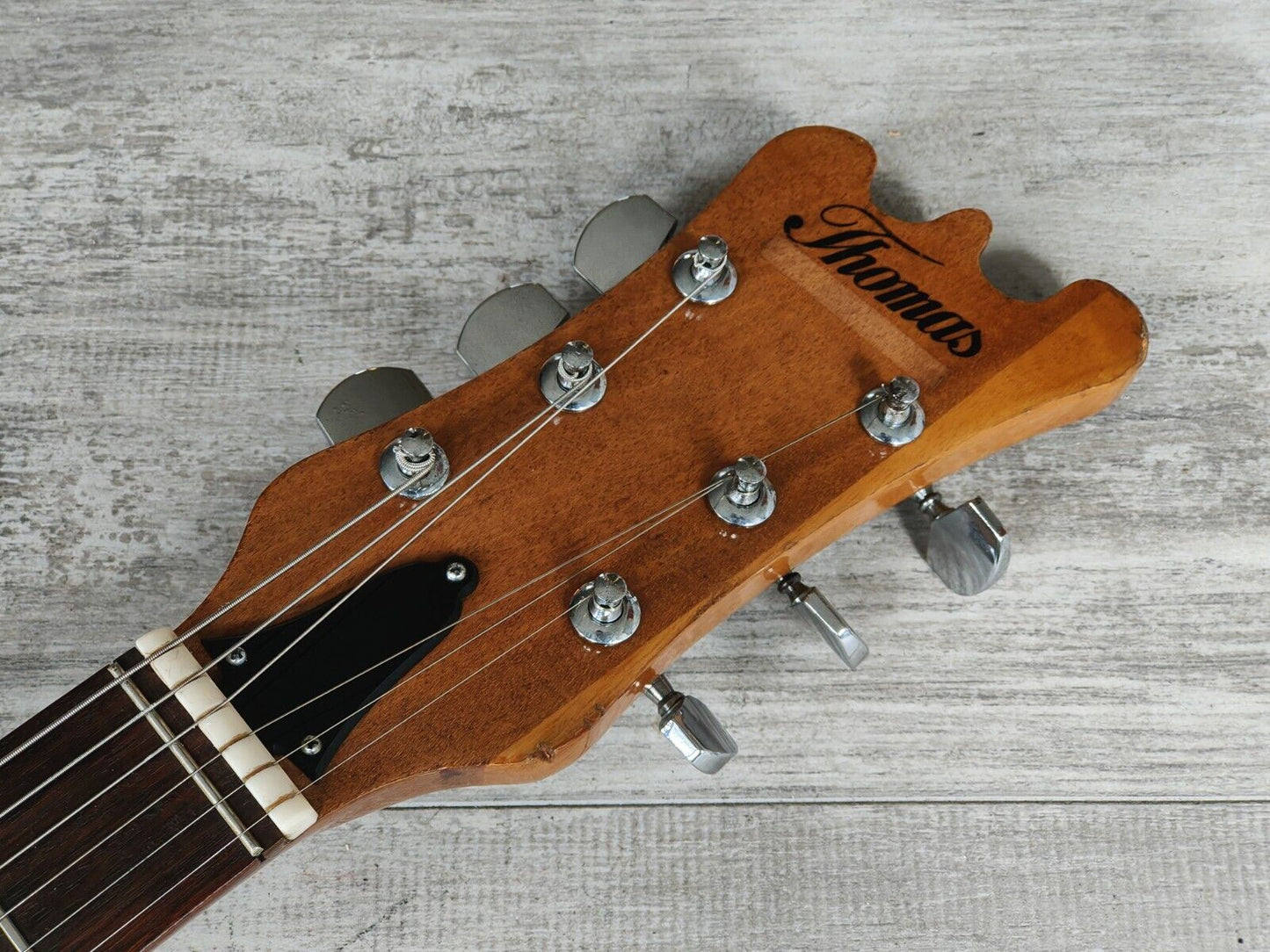 1960's Thomas (by Kiso Suzuki) Mosrite Style Offset (Black)