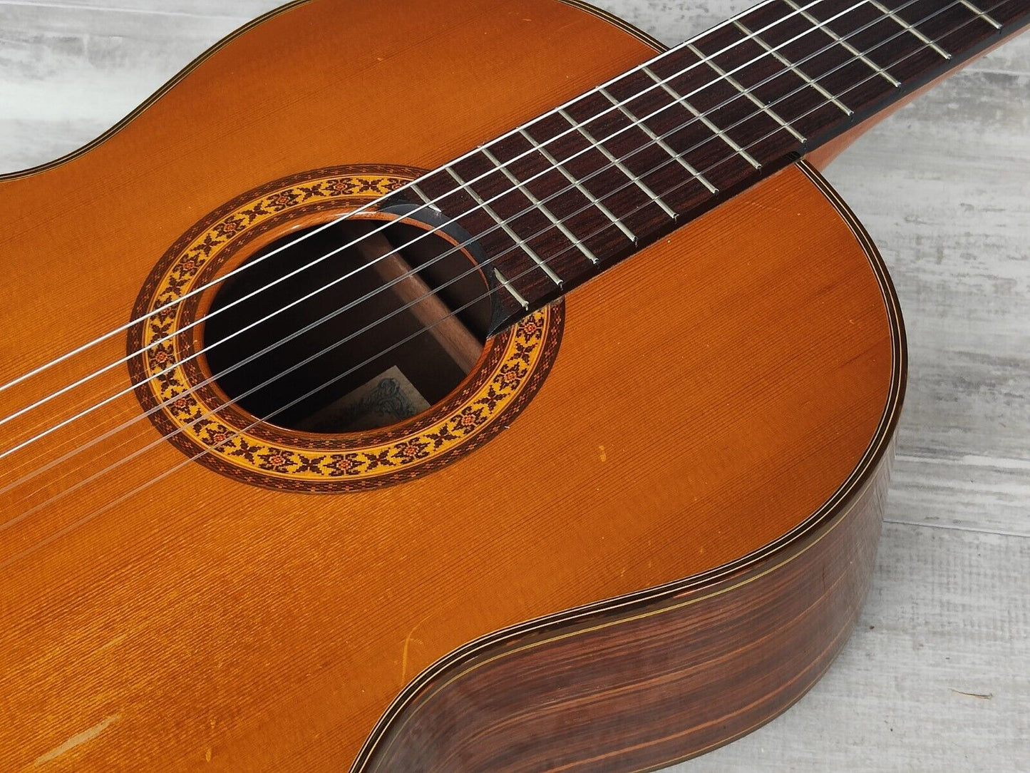 1988 Ryoji Matsuoka M-30 Nylon String Japanese Classical Guitar (Natural)