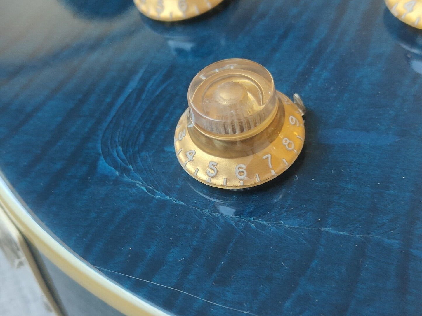 2006 Burny Les Paul Standard (Transparent Blue) w/Case