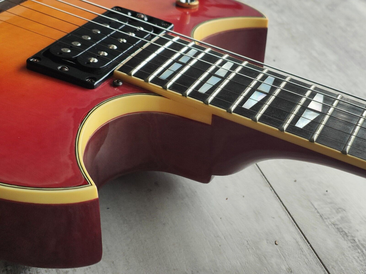 1984 Yamaha Japan SG-1000NW Limited Edition Double Cutaway (Cherry Sunburst)