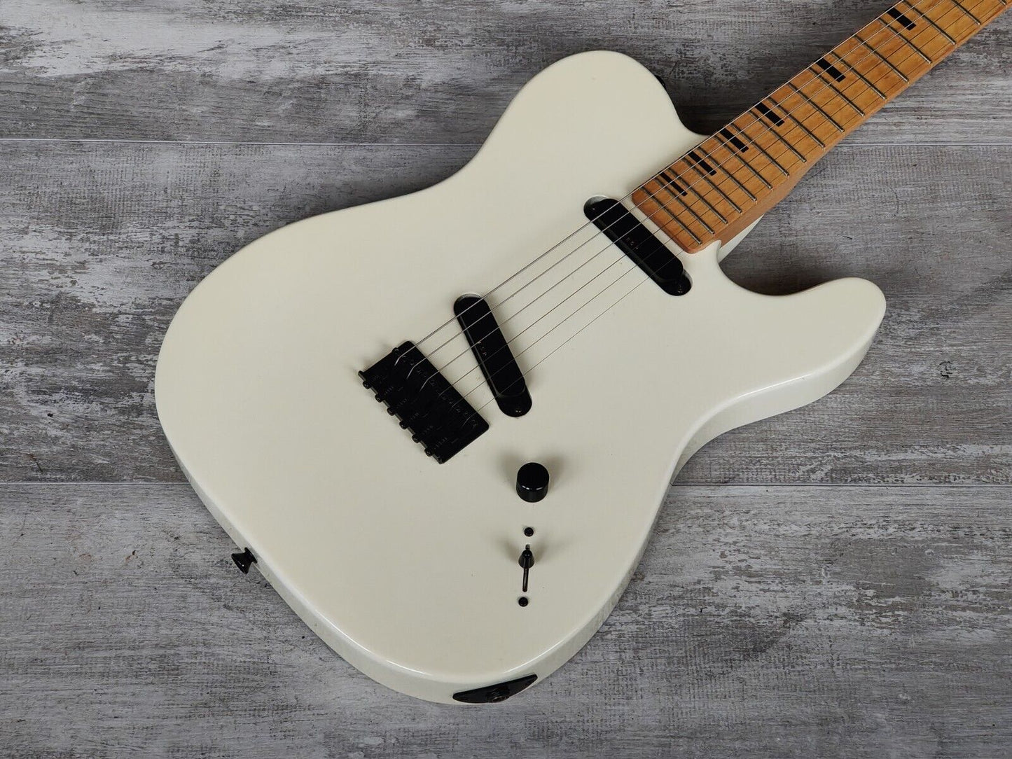 1994 Edwards (by ESP Japan) TE-75Z Ken Matsudaira Model Twang-Style (Snow White)