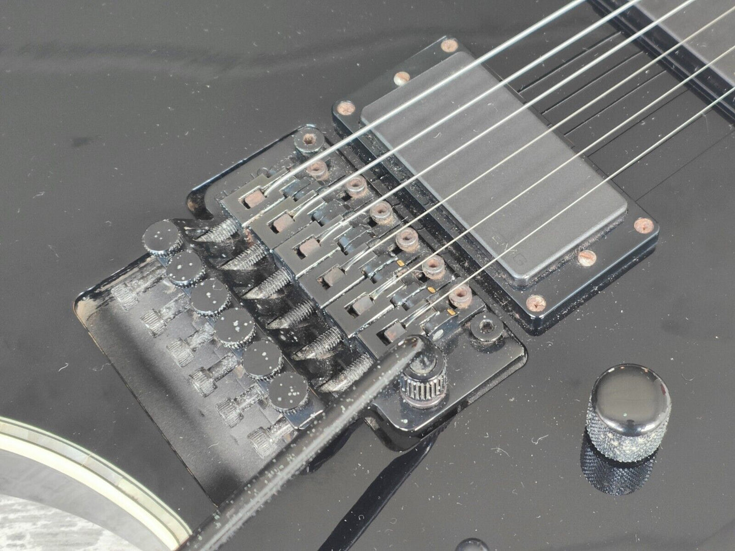 2009 B.C Rich NJ Deluxe Warlock w/EMG's (Onyx Black)
