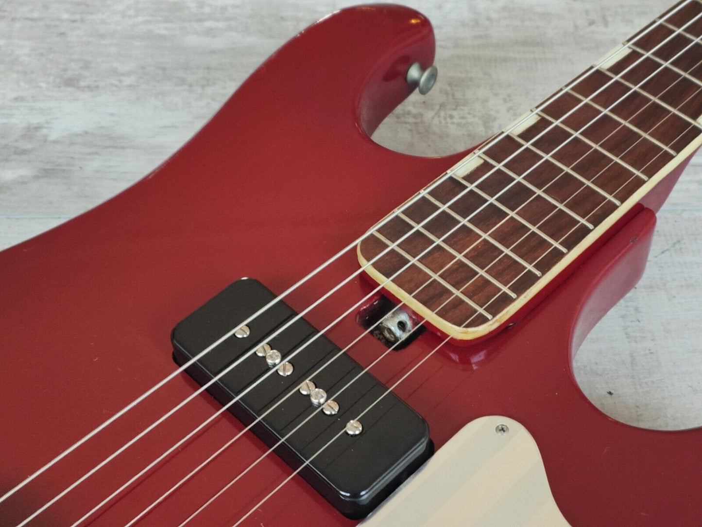 1960's Teisco Japan WG-2L w/Tokai P90's (Red)