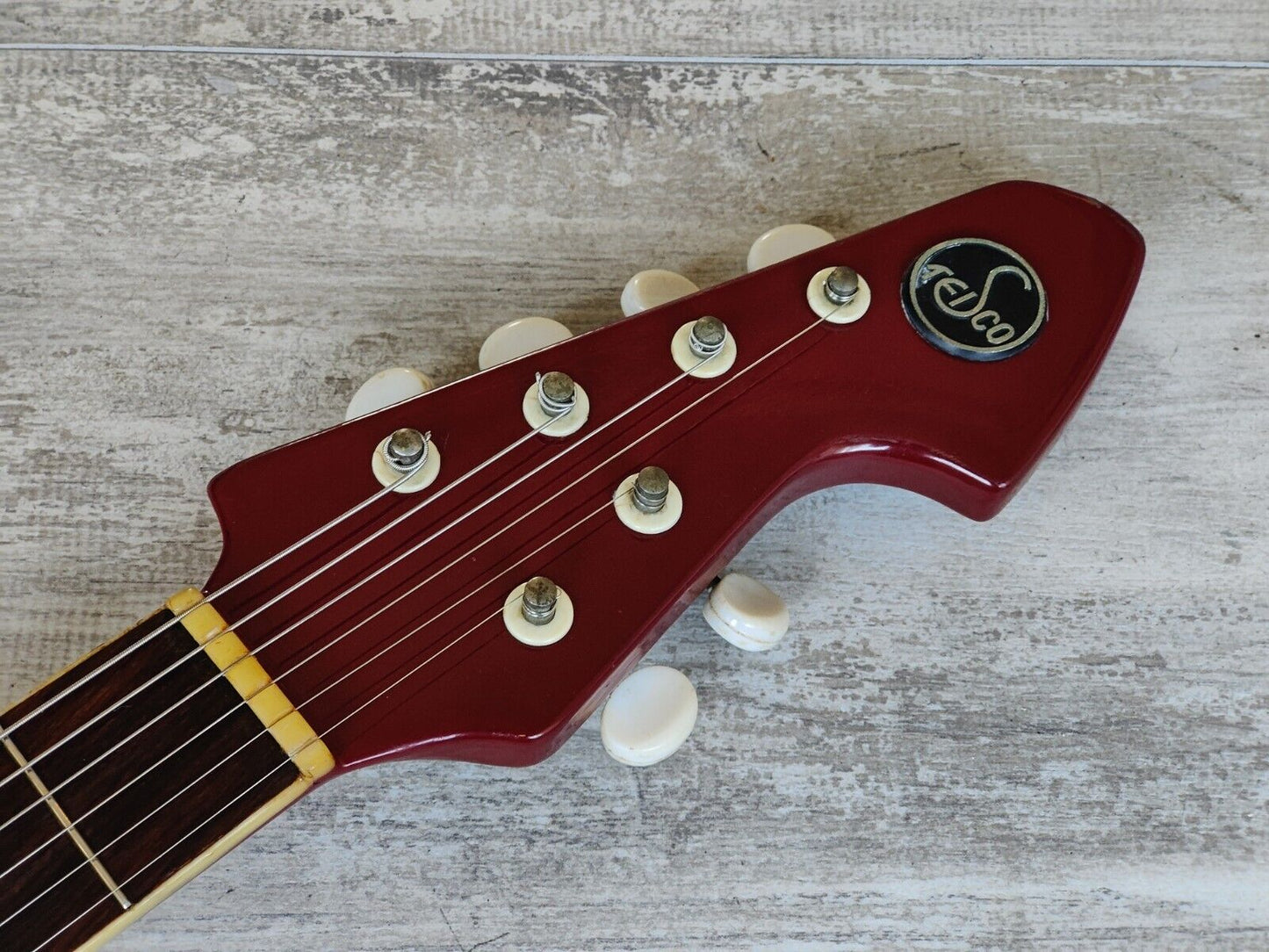 1960's Teisco Japan WG-2L w/Tokai P90's (Red)