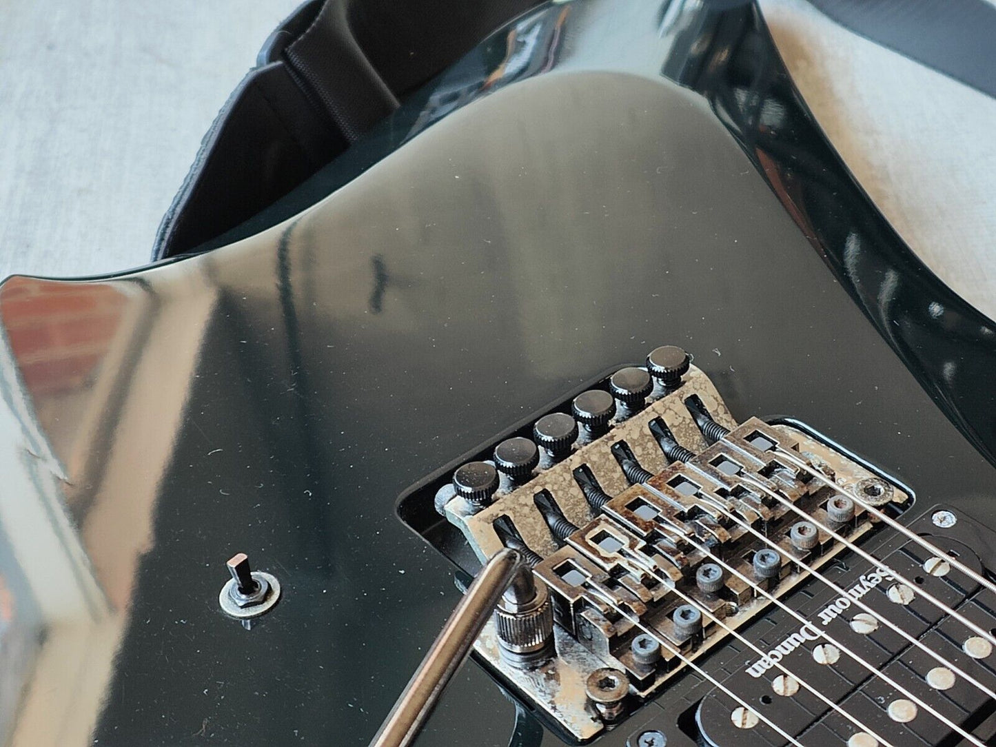 2012 Edwards (by ESP Japan) E-GEKI-TETSU Explorer w/Seymour Duncans (Black)