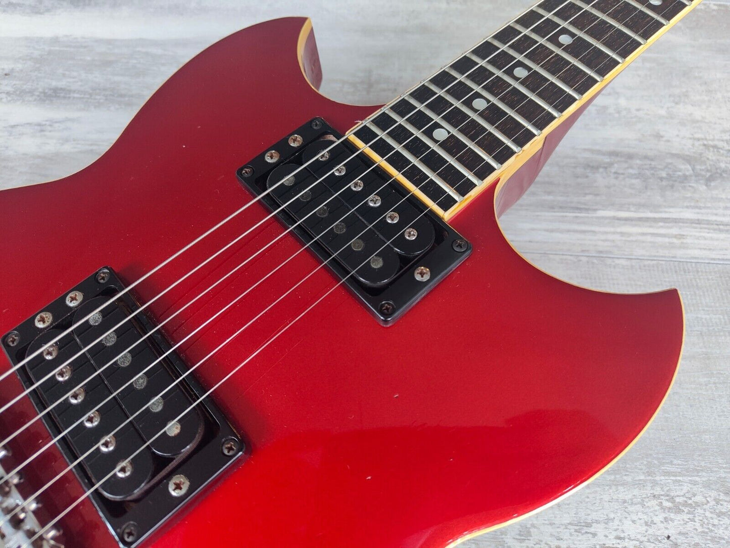 1983 Yamaha Japan SG-510 Double Cutaway (Candy Tone Red)