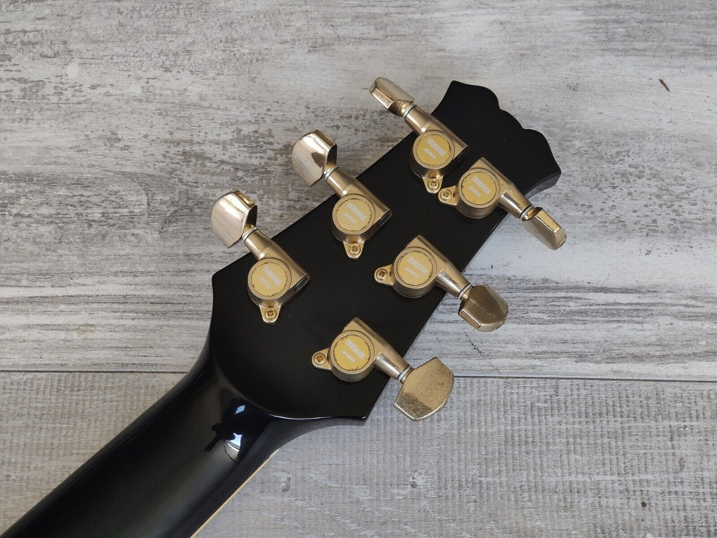 1988 Yamaha Japan SAS-II Semi Hollowbody Electric Guitar (Navy Blue Sunburst)