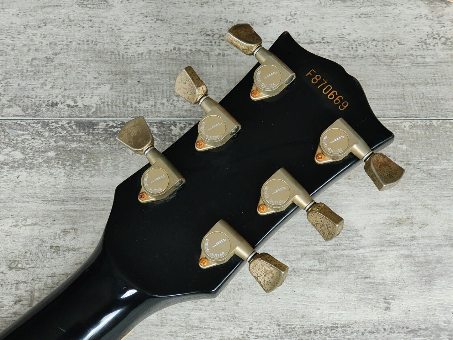 1987 Greco Japan EGC68-50 Les Paul Custom (Ebony)