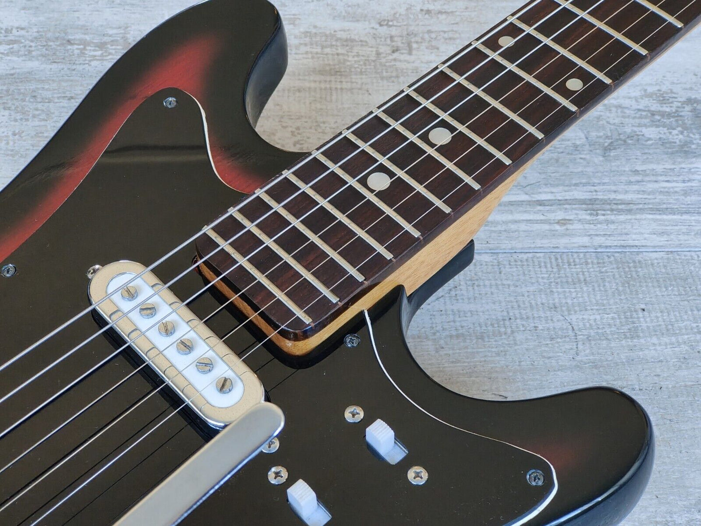 1960's Rokkomann Japan EG-2 Vintage Guitar (Red Sunburst)
