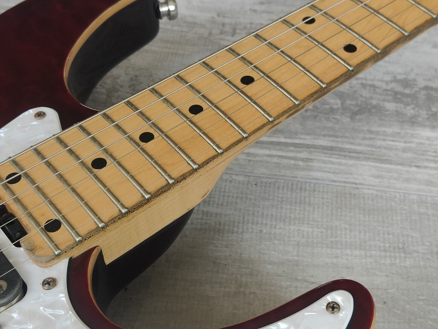 2018 Schecter Japan SD-2-24-AL HSH Superstrat (Quilt Top Red)