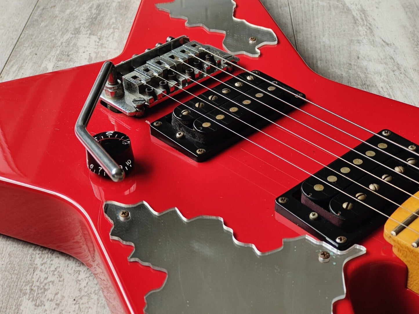 1987 Zep Custom II (by ESP Japan) Random Star Akira Takasaki Model (Red)