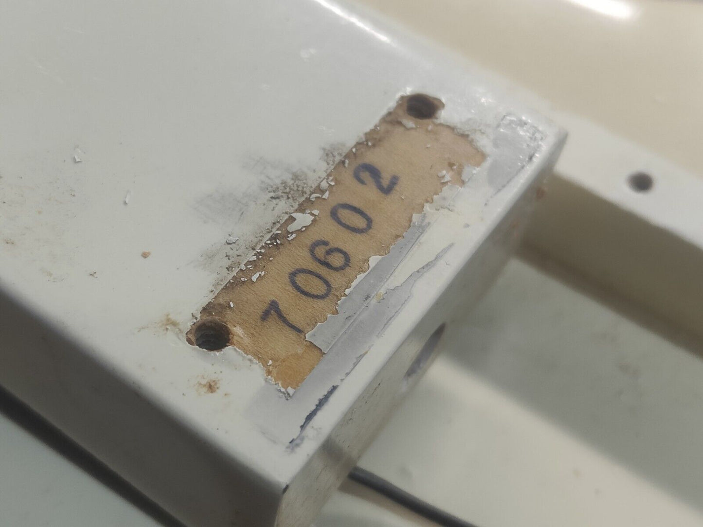 1987 Fernandes Japan BX-70 Short Scale Explorer (Vintage White)