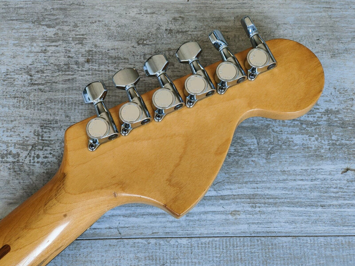 1986 Fender Japan ST72-55 LH Left Handed '72 Reissue Stratocaster (White)