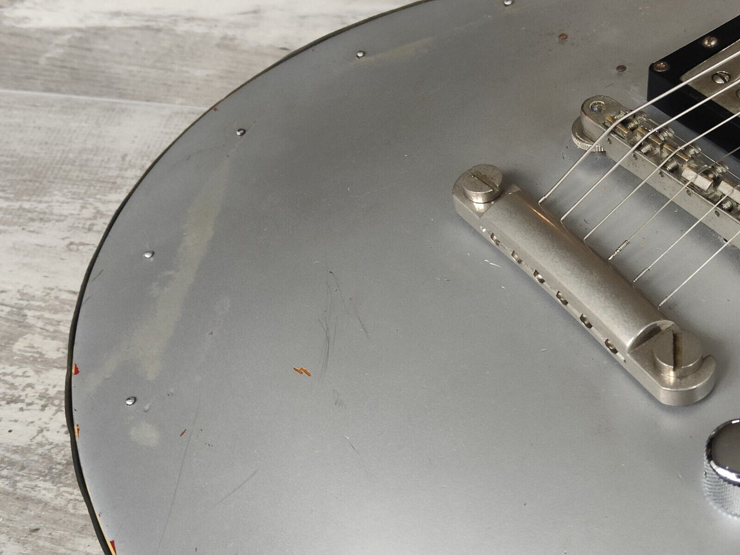 1983 Burny RLG-50 Super Grade Les Paul Standard (Steampunk Silver)