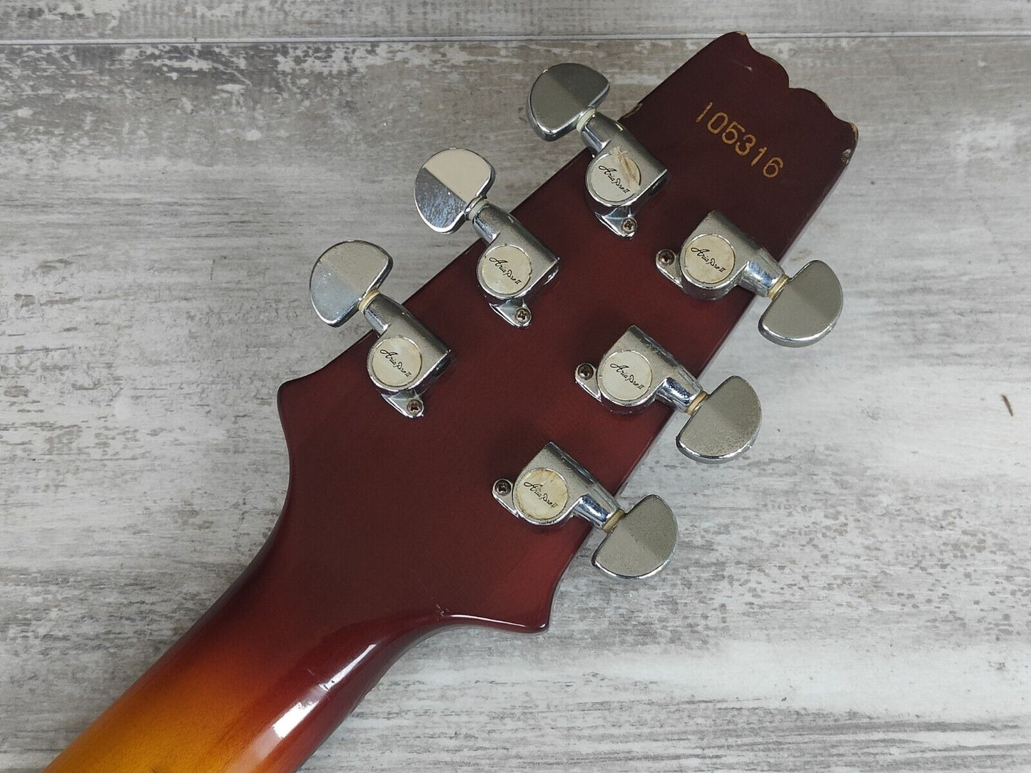 1981 Aria Pro II Japan CS-400 Cardinal Double Cutaway (Heritage Sunburst)