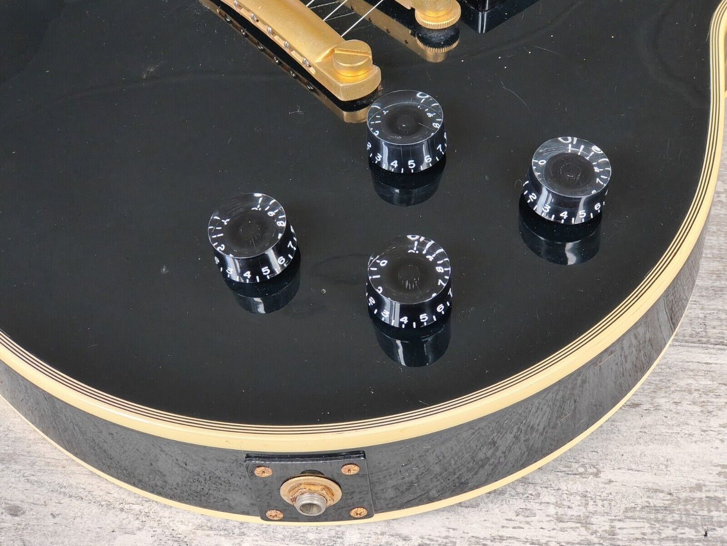 1987 Greco Japan EGC68-50 Les Paul Custom (Ebony)