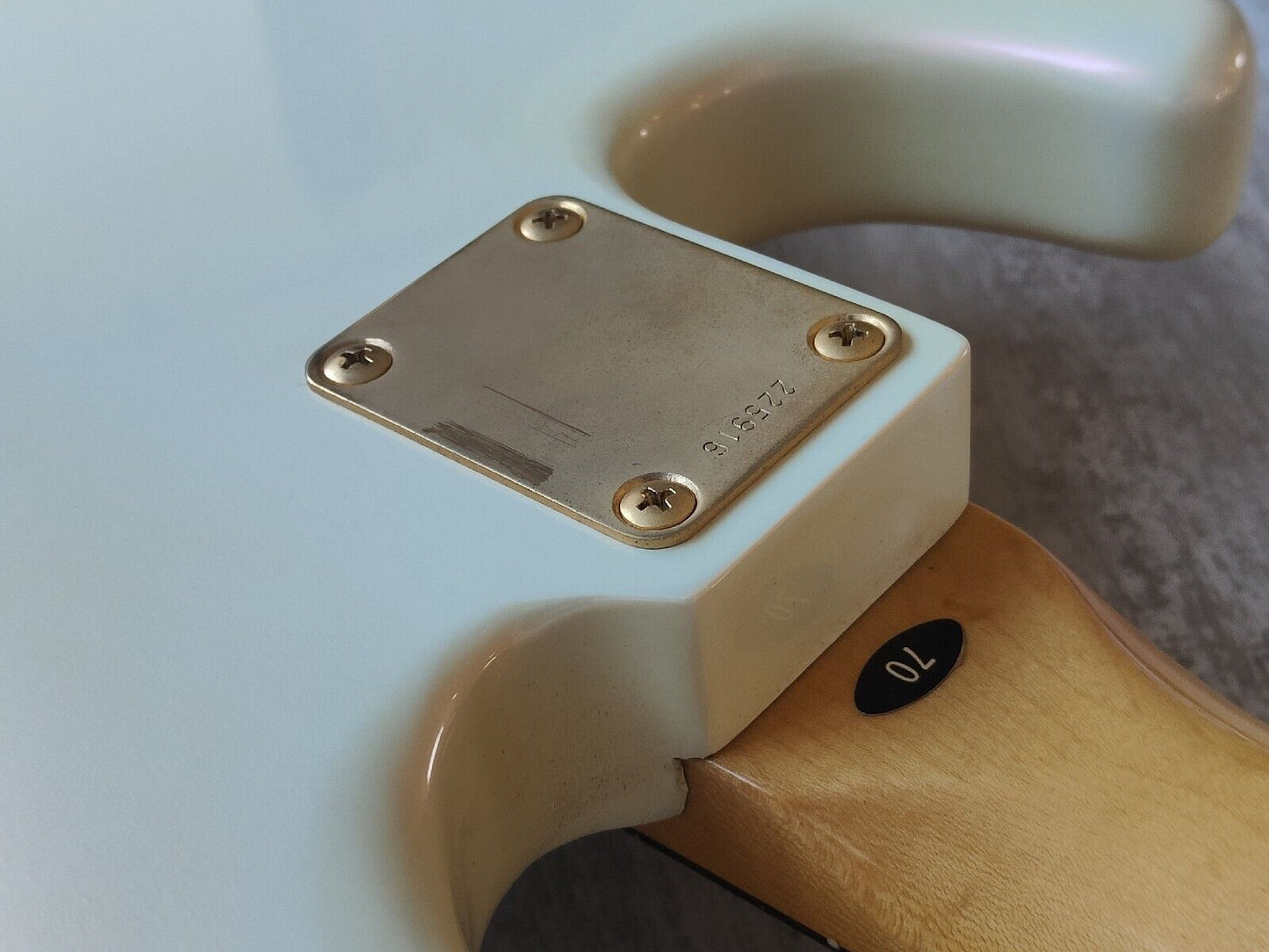 1988 Tokai Japan MJB-70 Triple Pickup Jazz Bass (Pearl White)