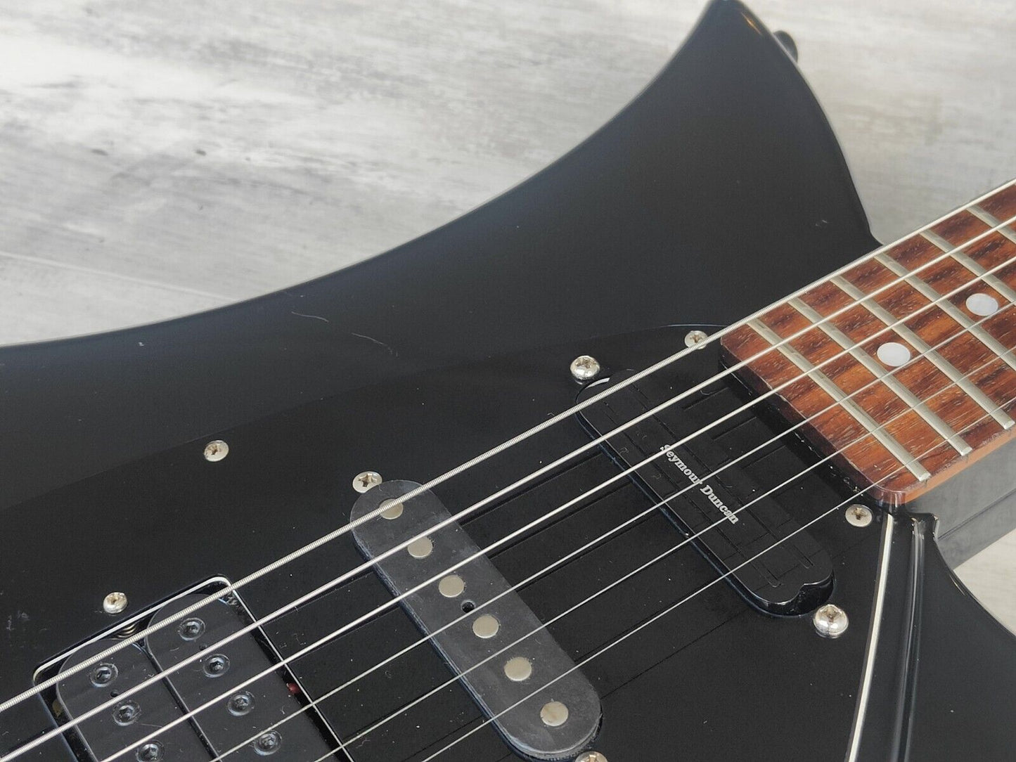 Tokai Japan Talbo - Seymour Duncan/Dimarzio's w/Wood Body (Black)